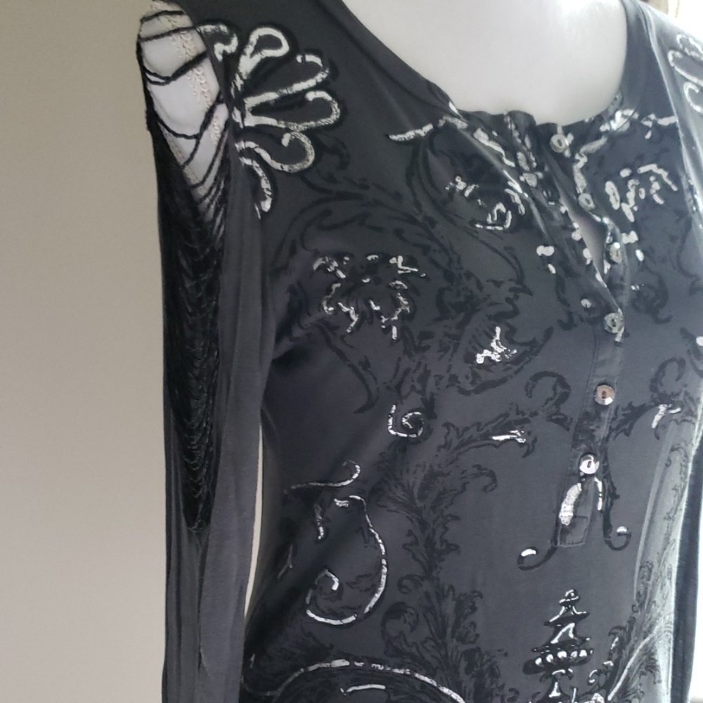 Public Fusion Grey  Top